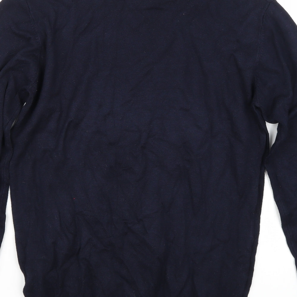 Sobino Mens Blue Pullover Jumper Size M