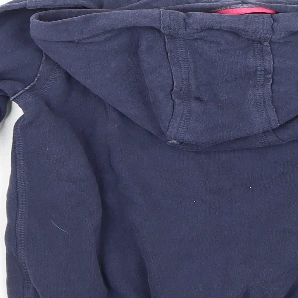NEXT Girls Blue Rayon Pullover Hoodie Size 8 Years