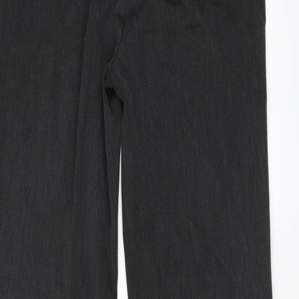 Marks and Spencer Womens Grey Trousers Size 10 L28 in