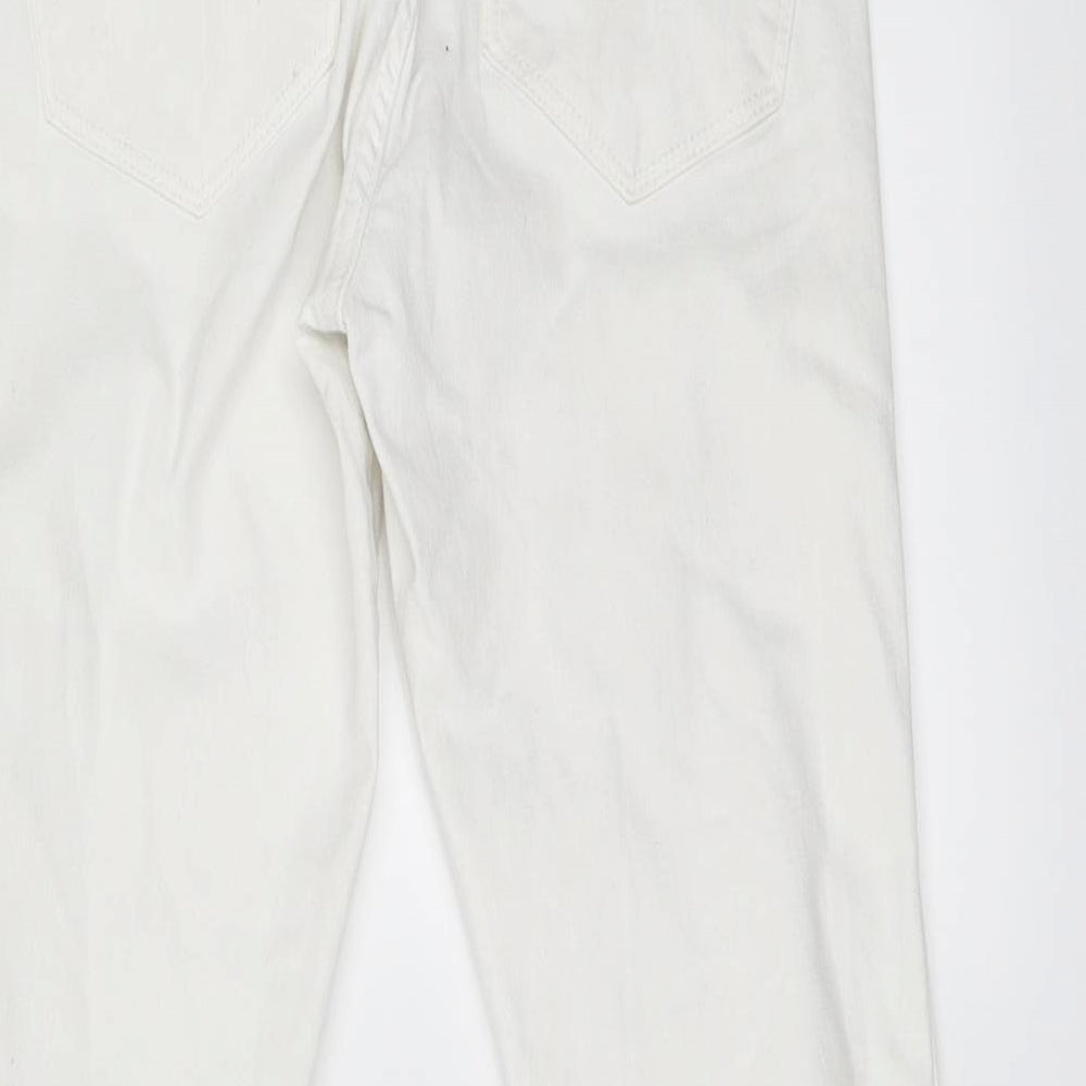H&M Womens Ivory Skinny Jeans Size 27 L27 in