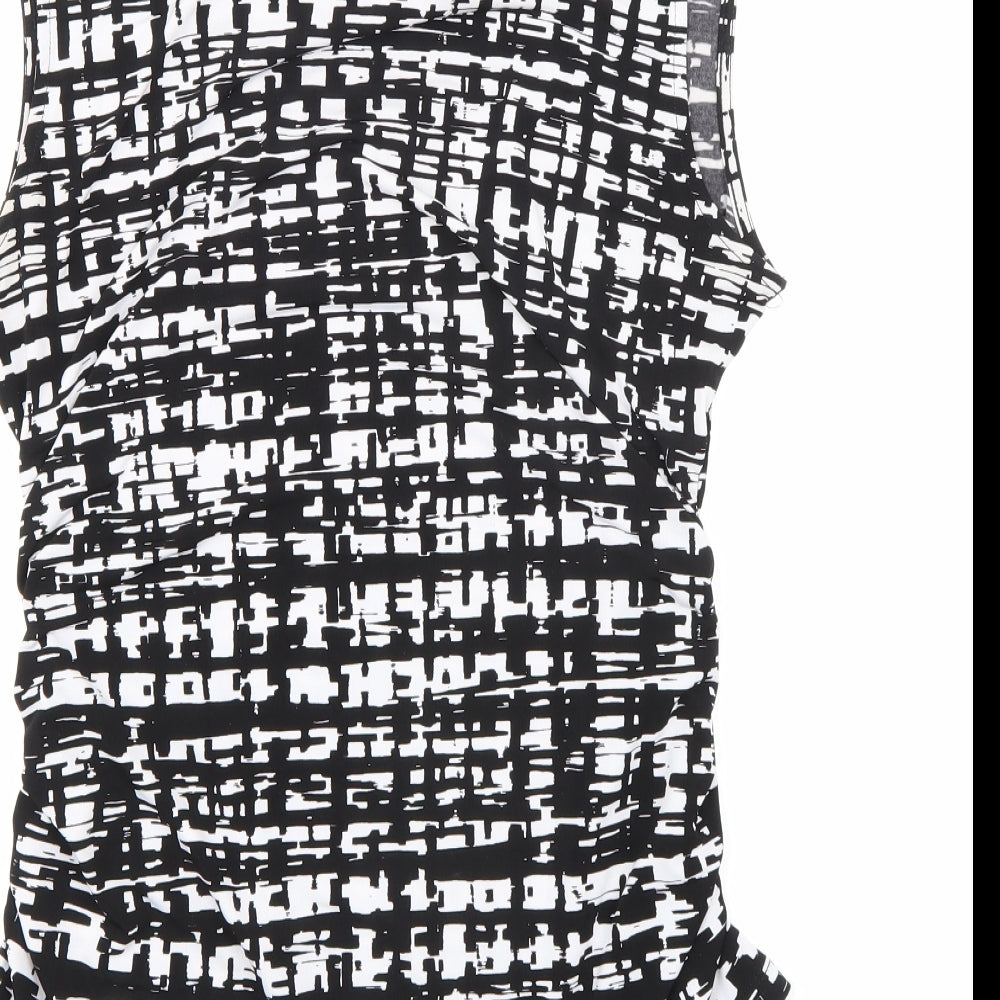 Tahari Womens Black Basic Tank Size L