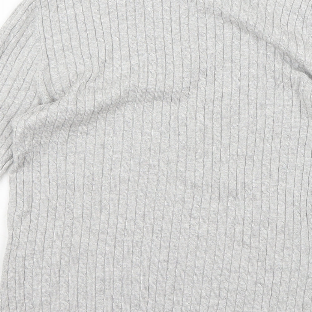 Atmosphere Womens Grey Knit Pullover Jumper Size 10