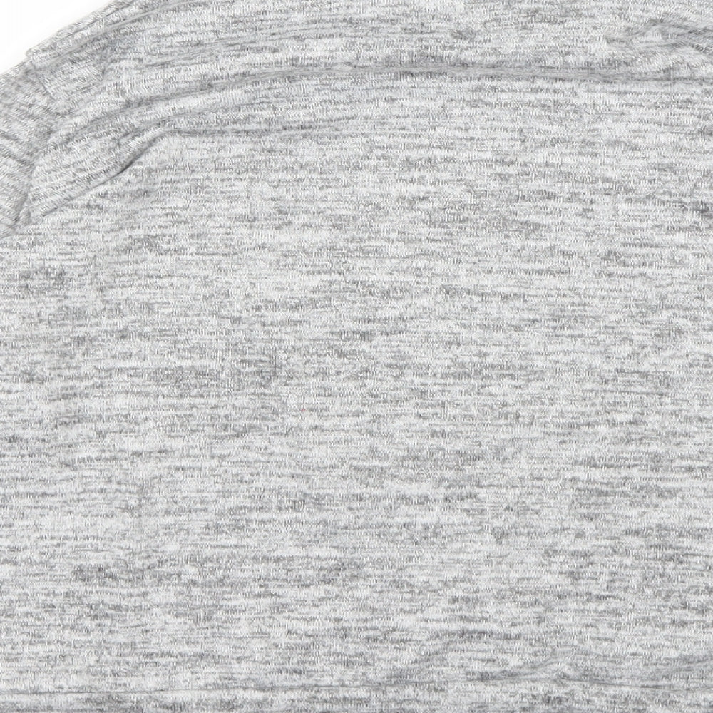 Finella Womens Grey Knit Pullover Jumper Size M