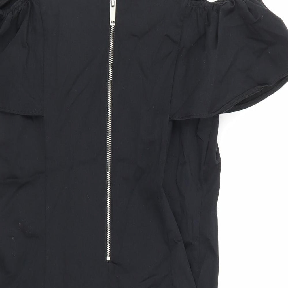 Oliver Bonas Womens Black A-Line Size 10
