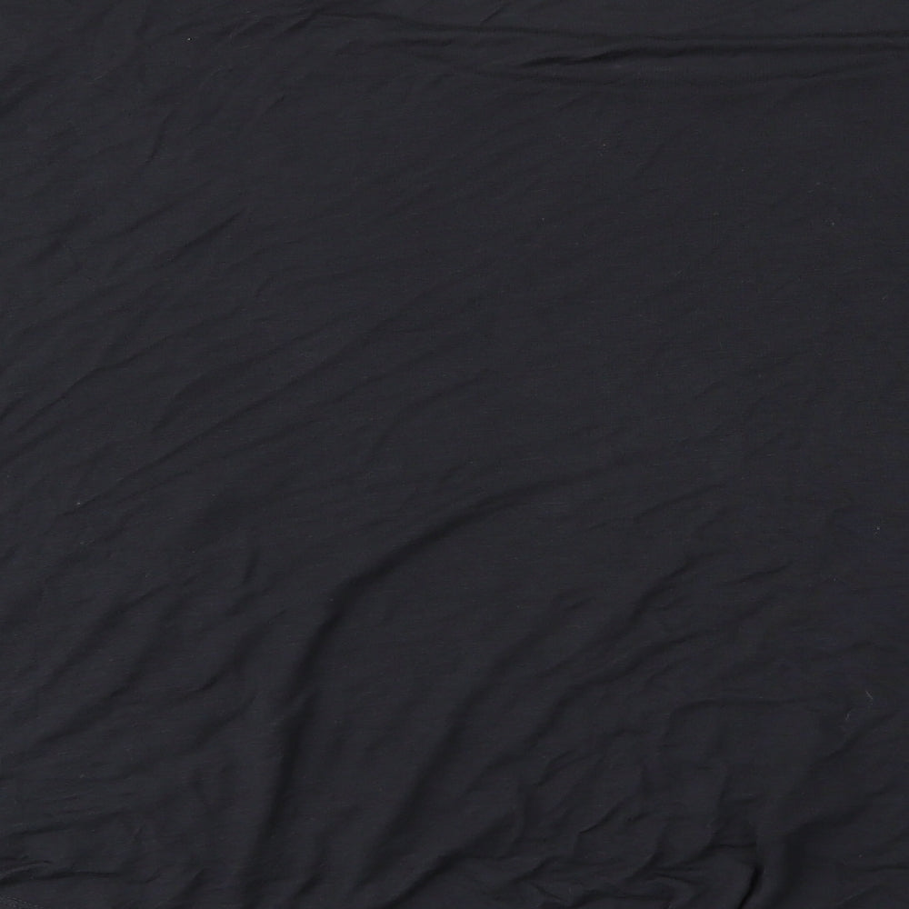 Lindex Womens Black Basic T-Shirt Size L