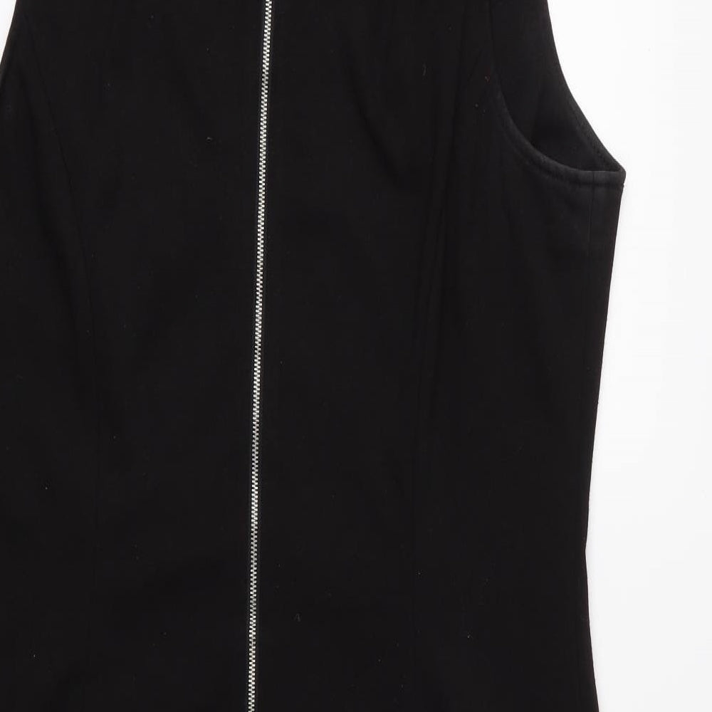 Sharagano Womens Black Pencil Dress Size 14