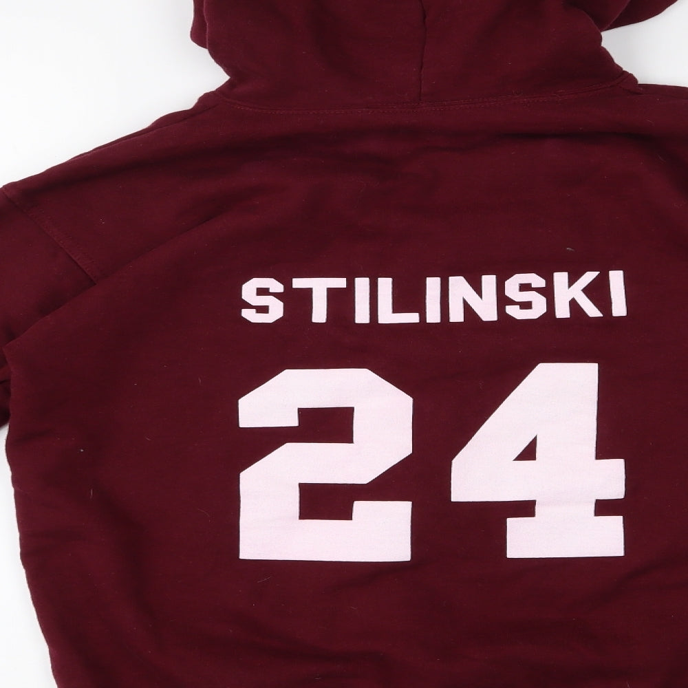 Stars & Stripes Womens Red Pullover Hoodie Size S