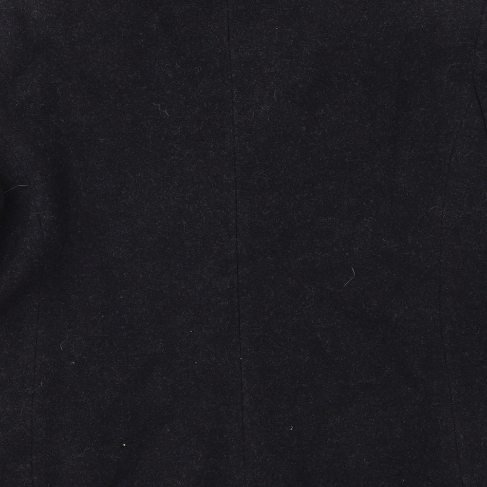 Etam Womens Black Overcoat Coat Size 12