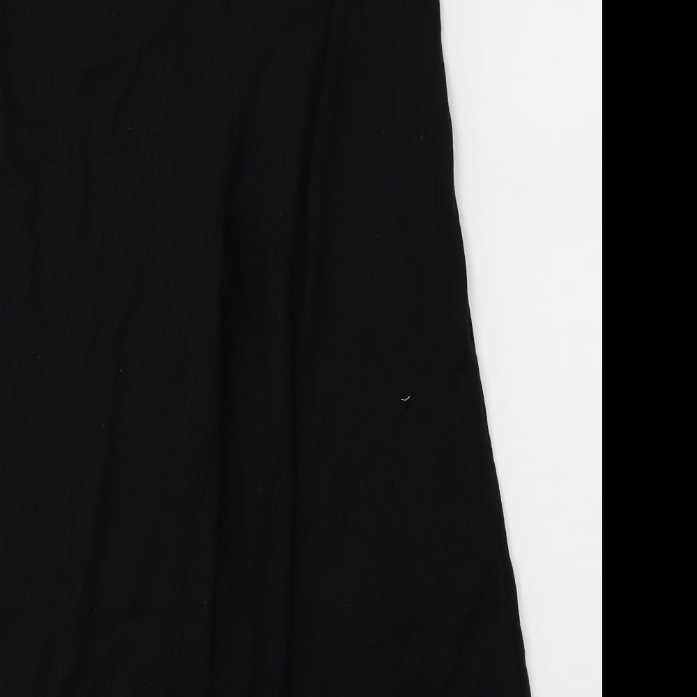 Missguided Womens Black Trousers Size 6 L20 in