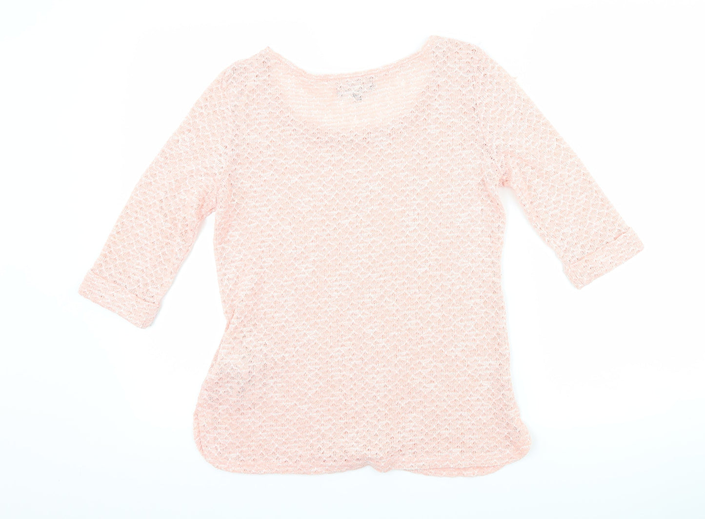 New Look Womens Pink Pullover Jumper Size 10