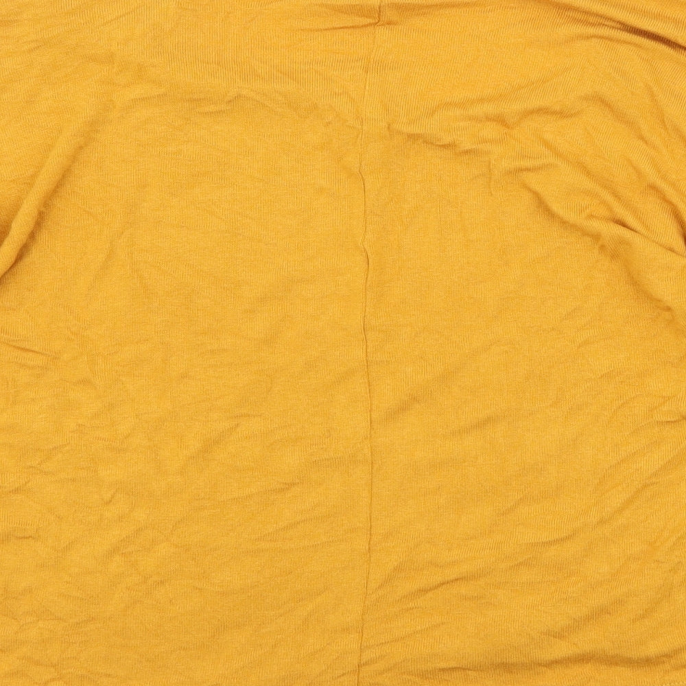 MNG Womens Orange Basic T-Shirt Size XS