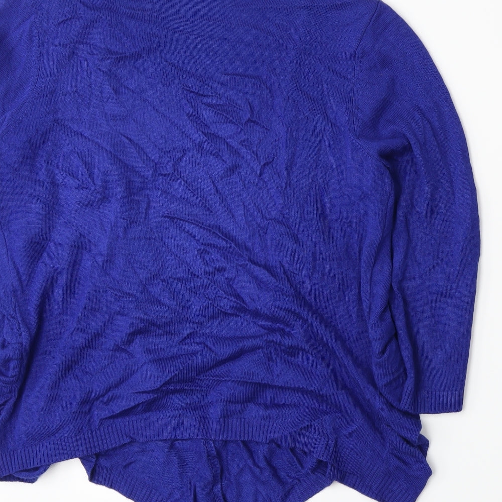 Per Una Womens Blue Cardigan Jumper Size 12
