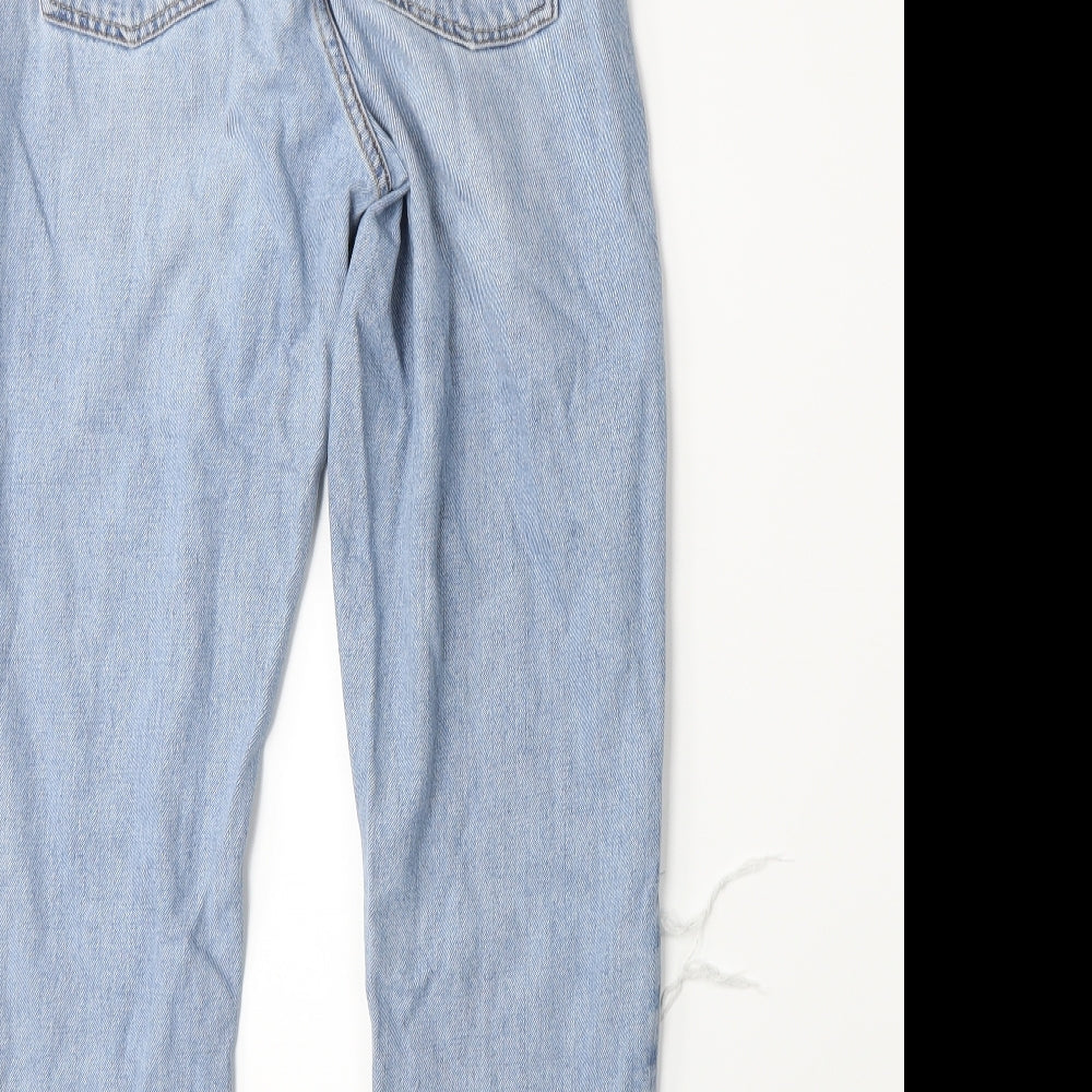 Topshop Womens Blue Denim Mom Jeans Size 26 L25 in