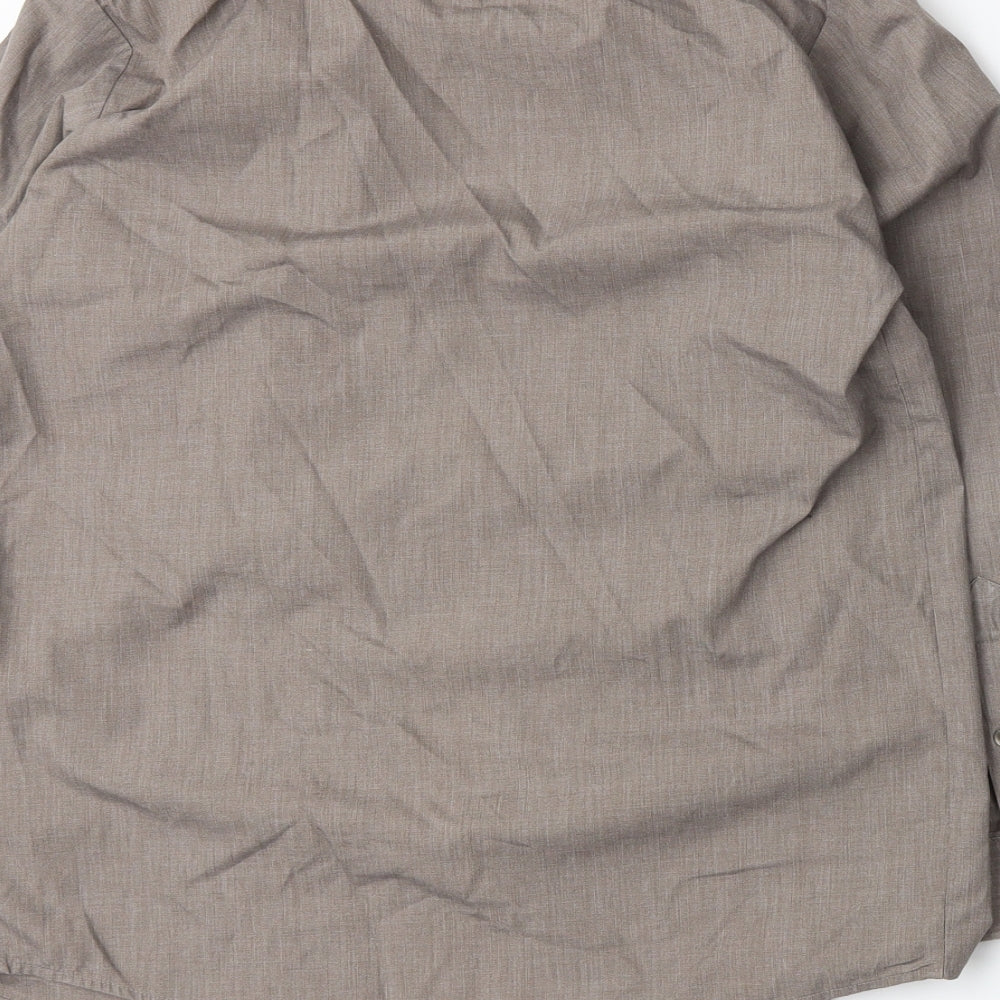 Banner Boys Brown Basic Button-Up Size L