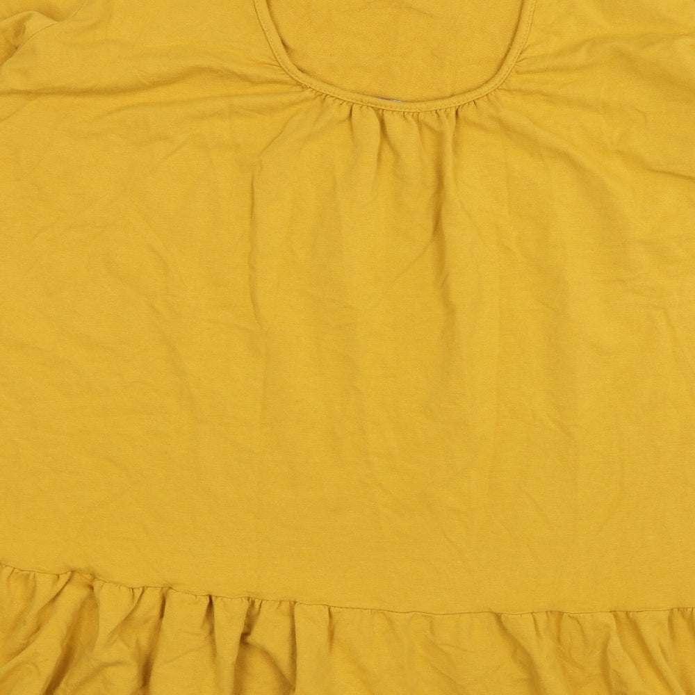 Preworn Womens Yellow Knit Pullover Jumper Size XL