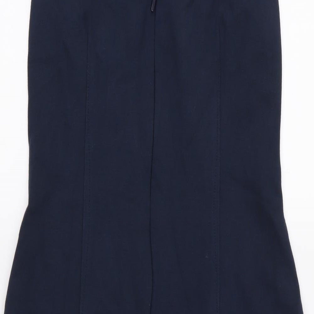 Preworn Womens Blue Jersey Pinafore/Dungaree Dress Size M