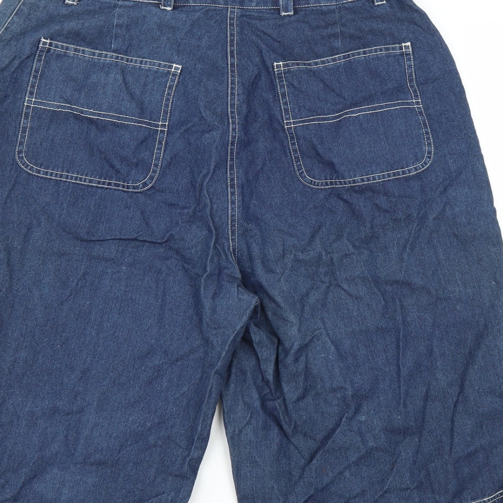 Borgitta Womens Blue Culotte Shorts Size 32 in