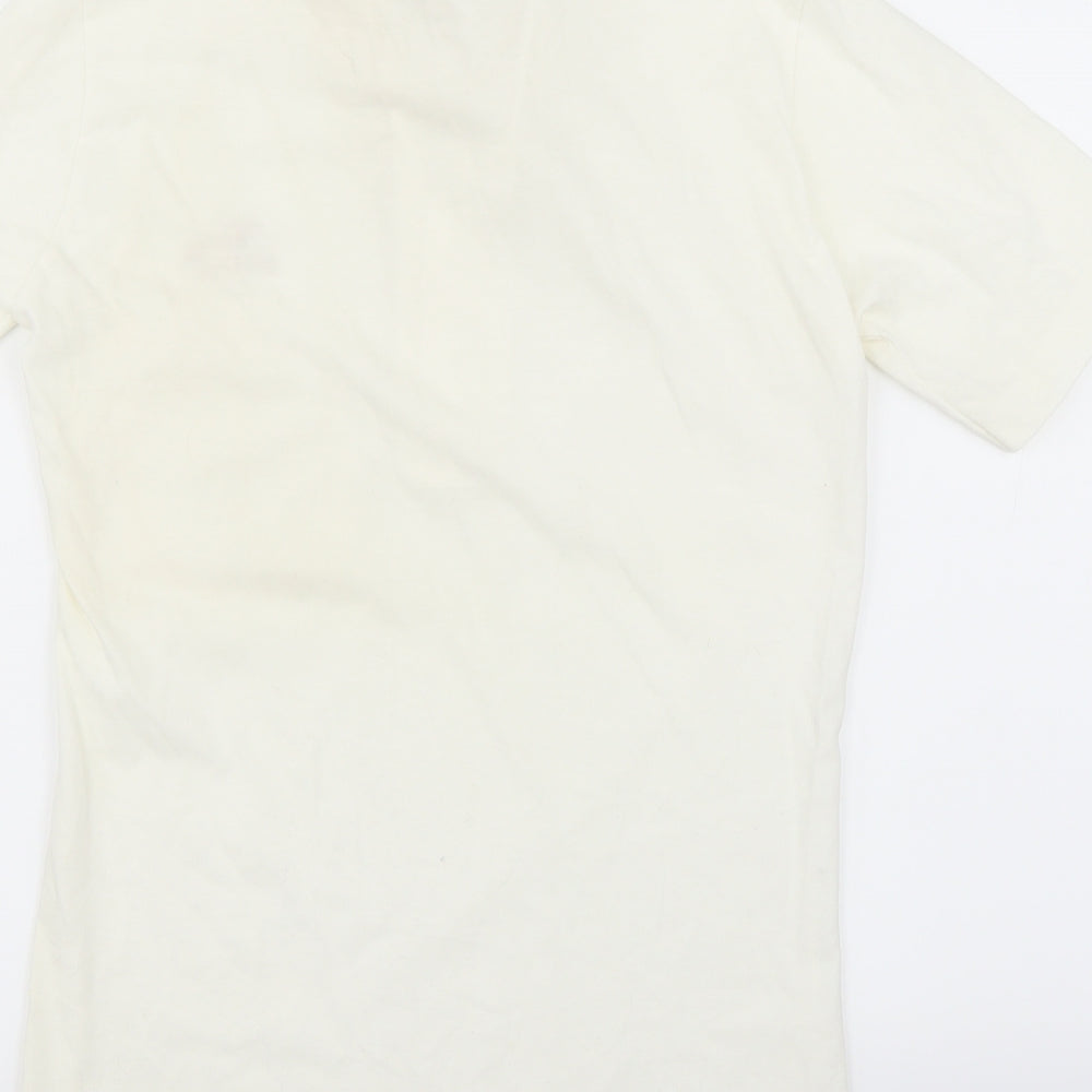 Arrow Sportswear Womens Ivory Basic Polo Size S