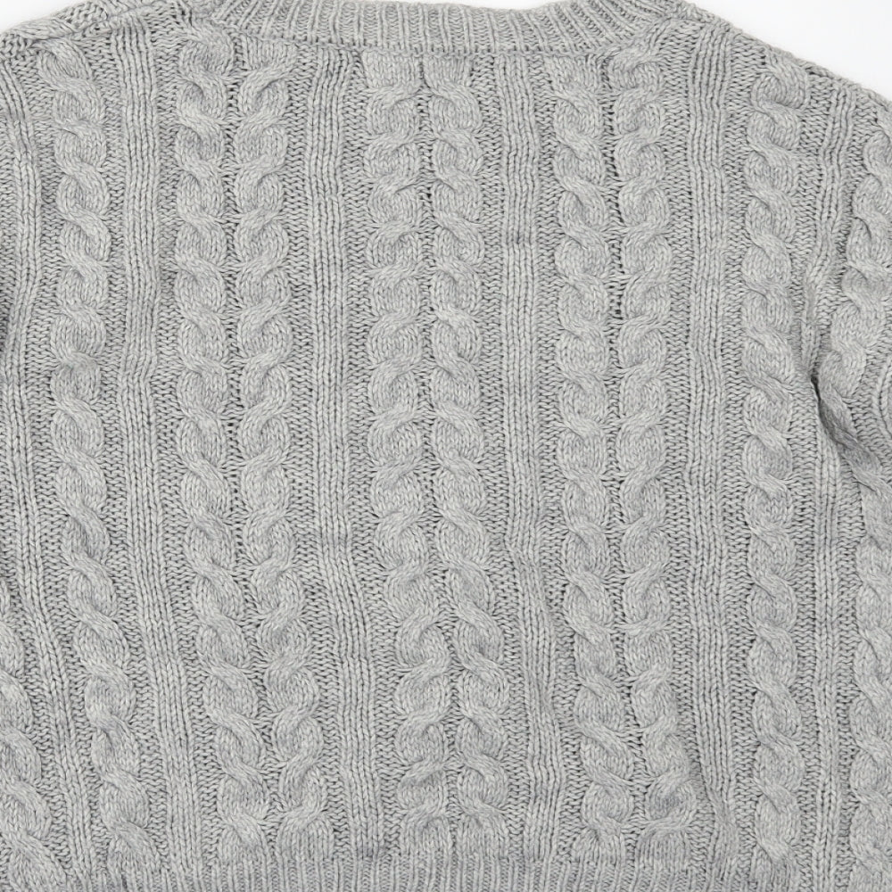Primark Womens Grey Pullover Jumper Size S
