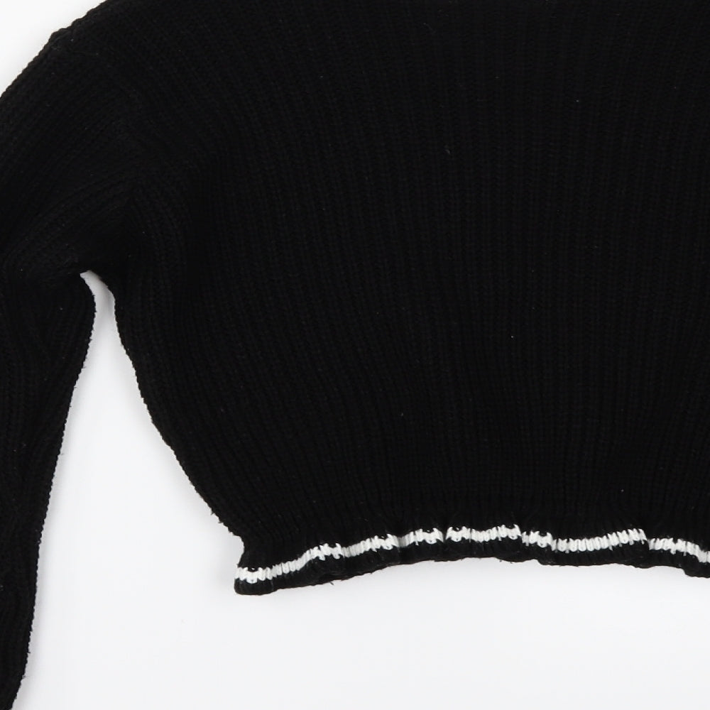 Select Womens Black Pullover Jumper Size 12
