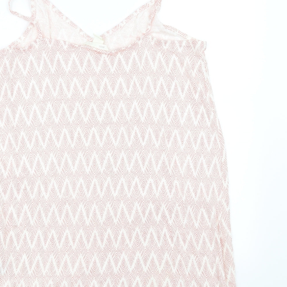 H&M Womens Pink Basic Blouse Size 10