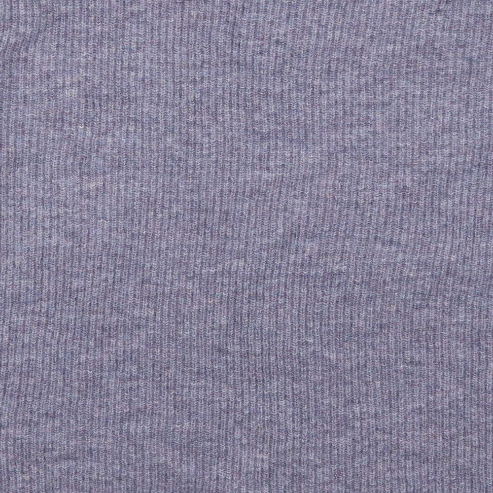 Matalan Womens Purple Geometric Pullover Jumper Size L - Colour Block
