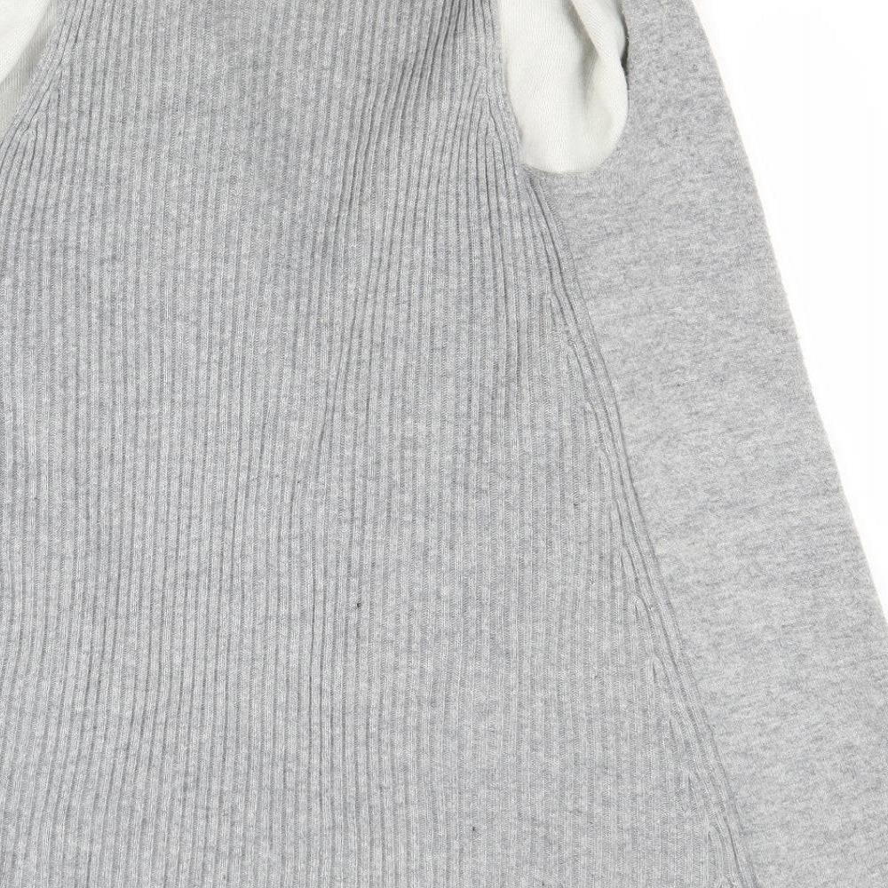 Papaya Womens Grey Shrug Jumper Size M