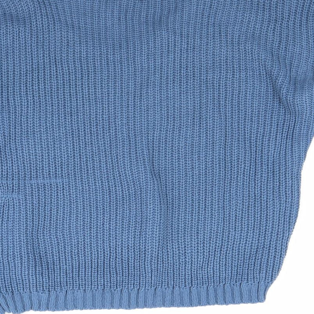 Emma Morgan Womens Blue Pullover Jumper Size XL