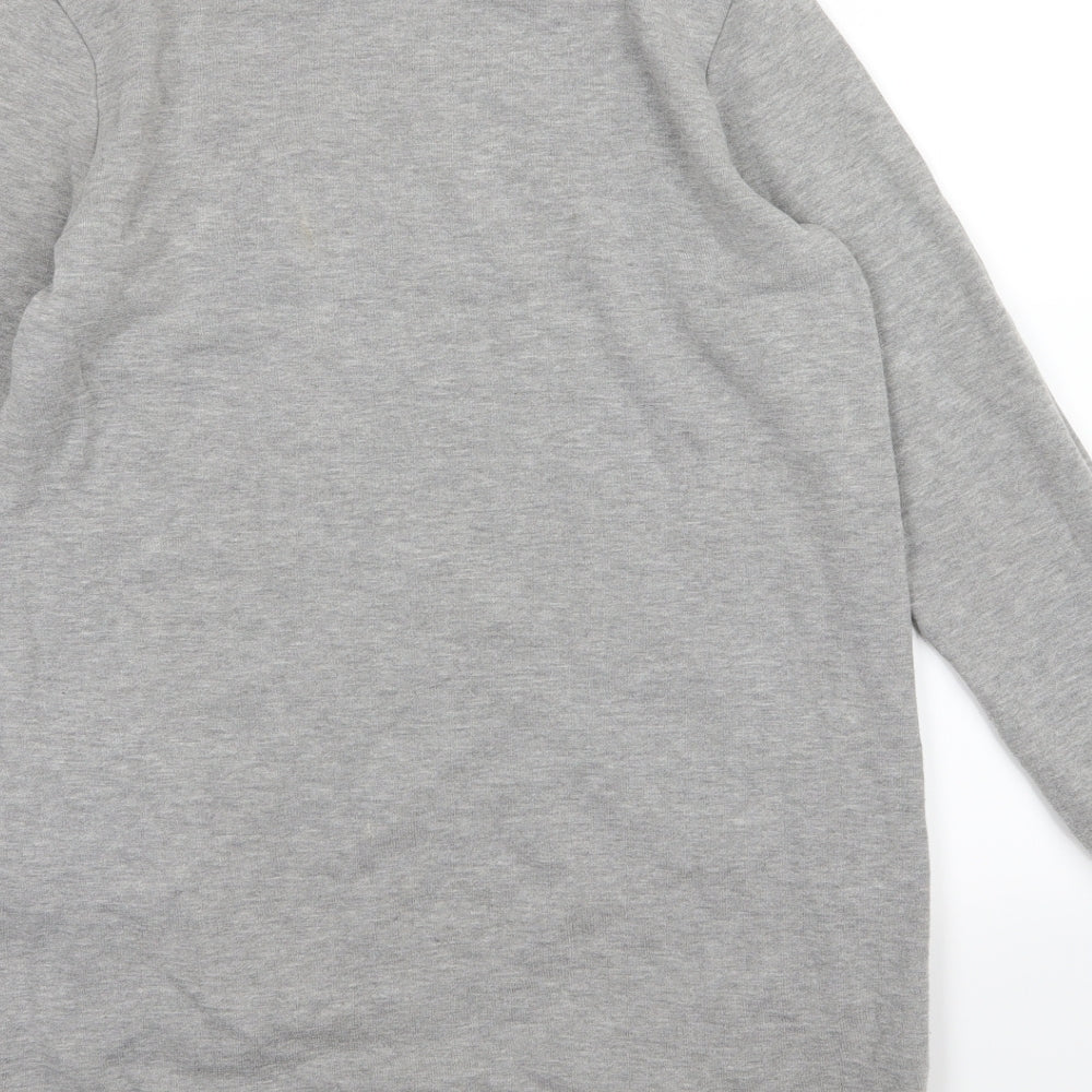 New Look Womens Grey Jersey T-Shirt Dress Size 8