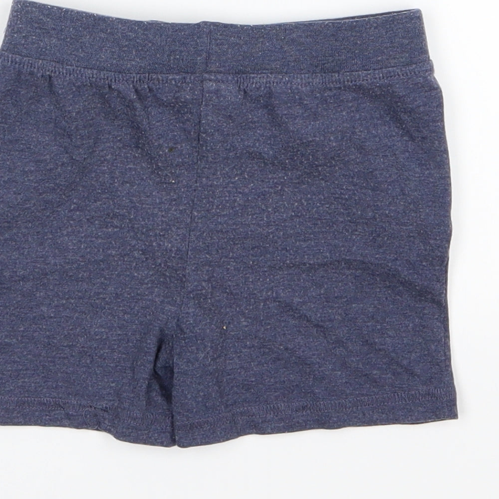 F&F Boys Blue Jersey Cropped Trousers Size 12-18 Months