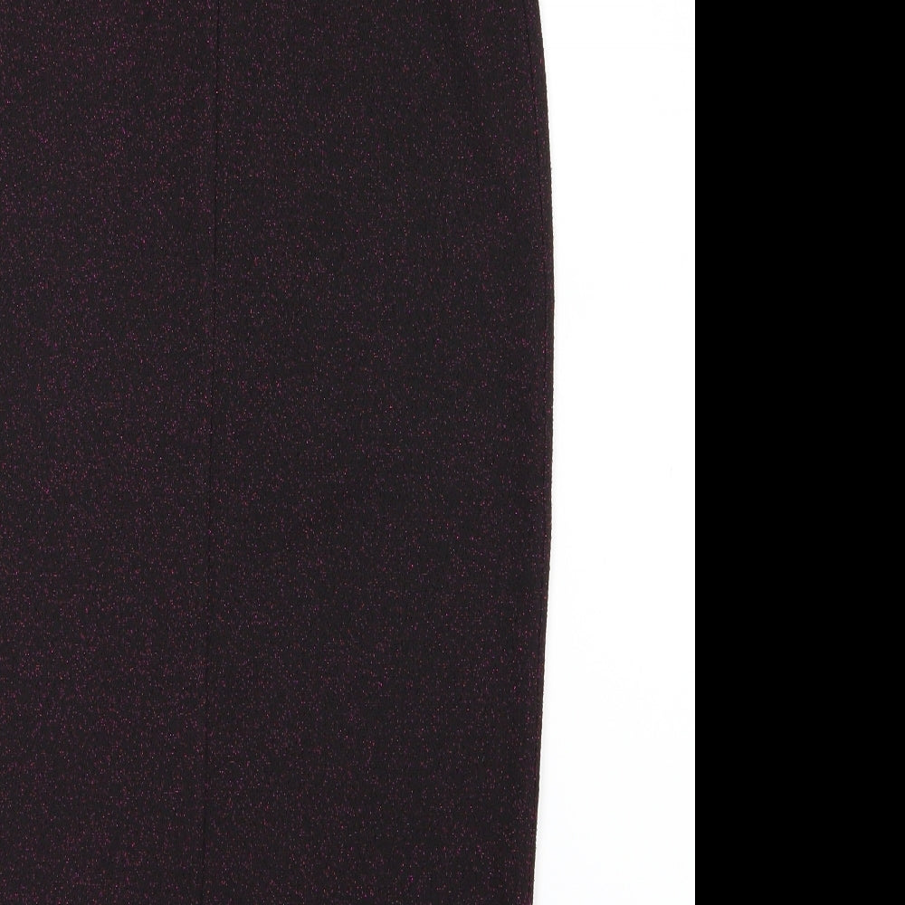 Dorothy Perkins Womens Purple Straight & Pencil Skirt Size 6