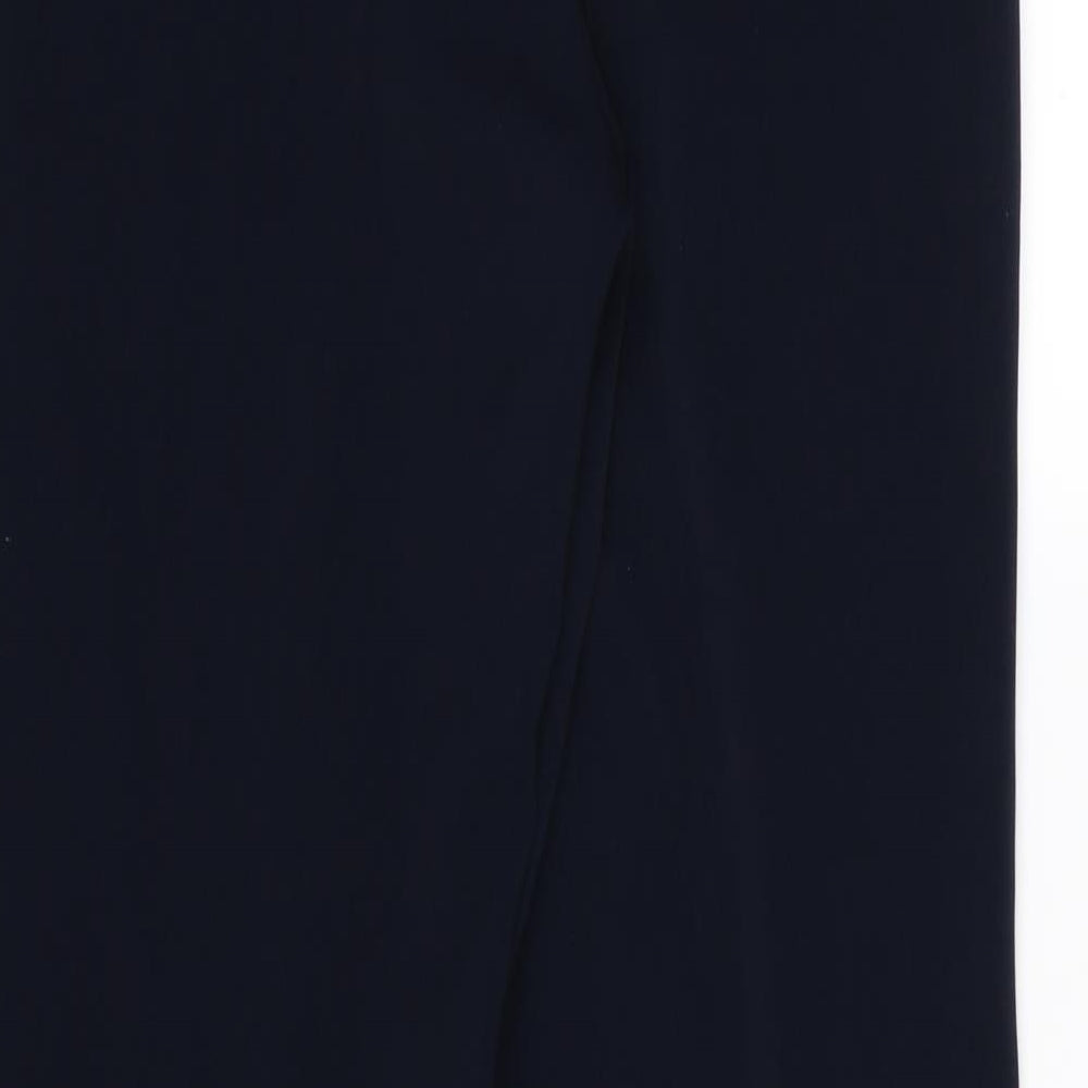 AMARANTO Womens Blue Rayon Trousers Size 10 L29 in