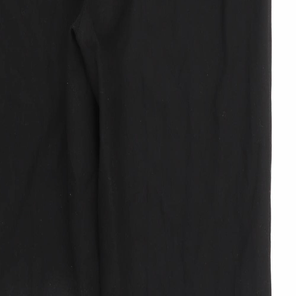 Espirit Womens Black Rayon Trousers Size 10 L30 in