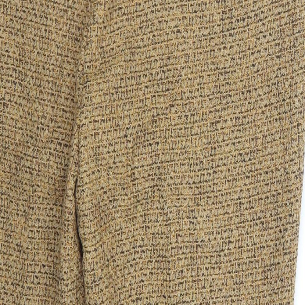 ASOS Womens Brown Cropped Trousers Size 32 L32 in