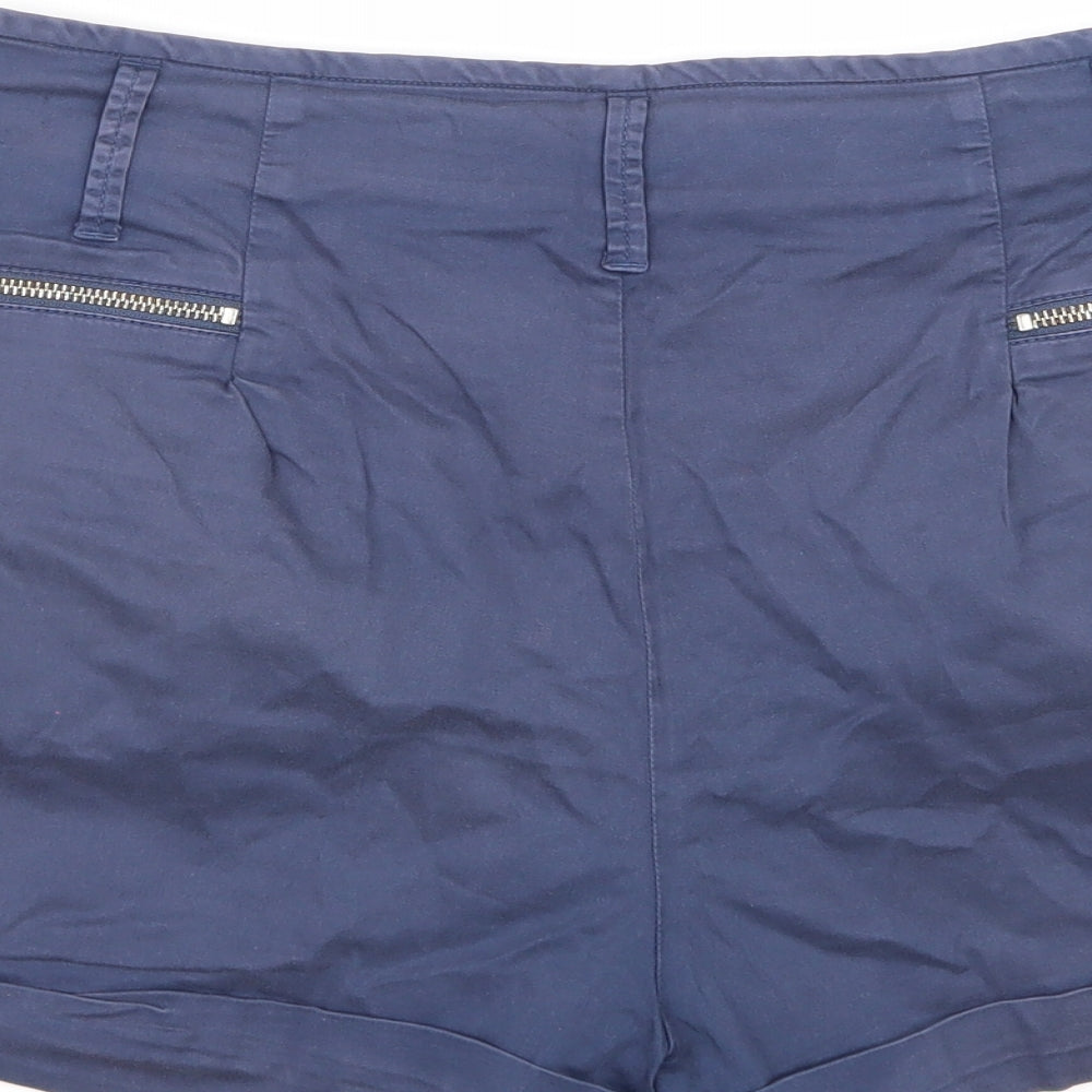 DDP Womens Blue Bermuda Shorts Size 30