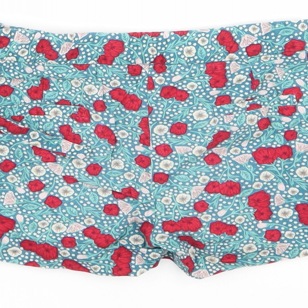 Palomino Girls Green Floral Bermuda Shorts Size 6 Years