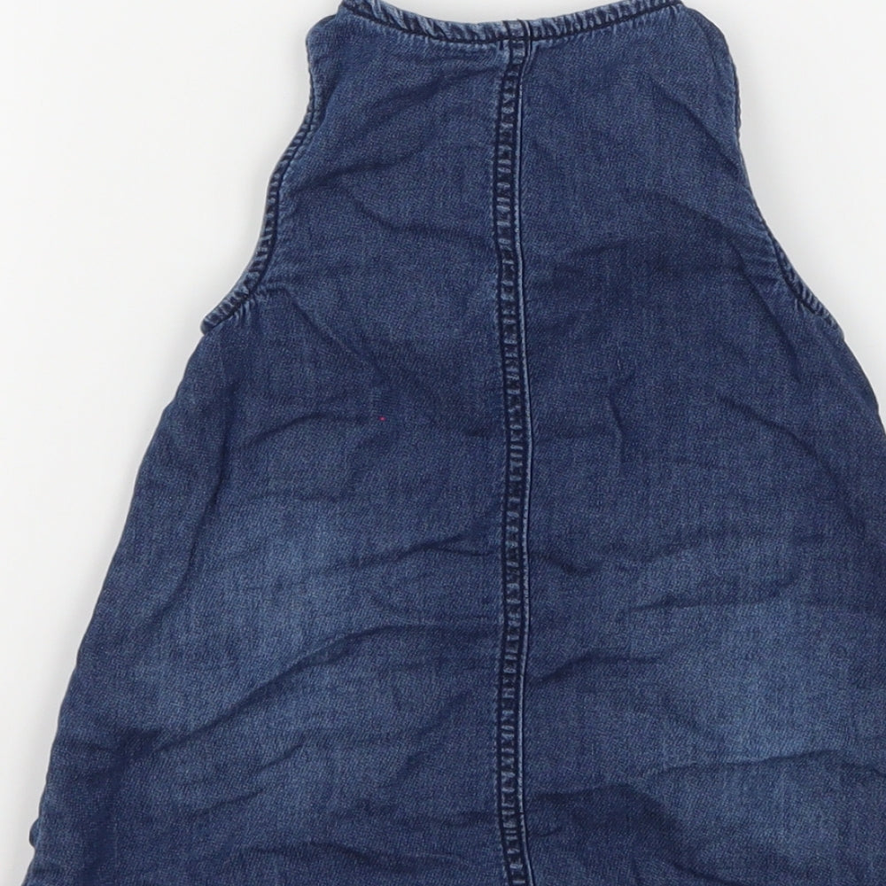 Mini Club Girls Blue A-Line Size 9-12 Months