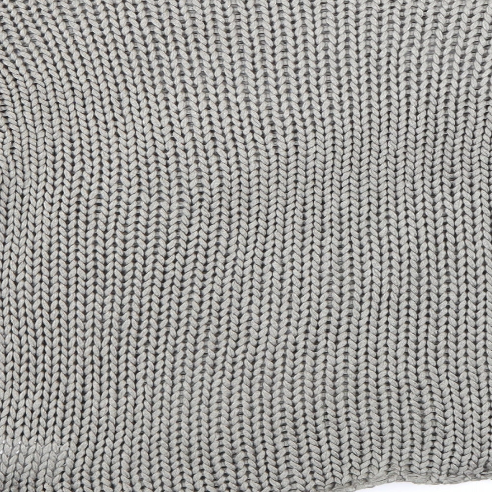 H&M Womens Grey Knit Pullover Jumper Size M