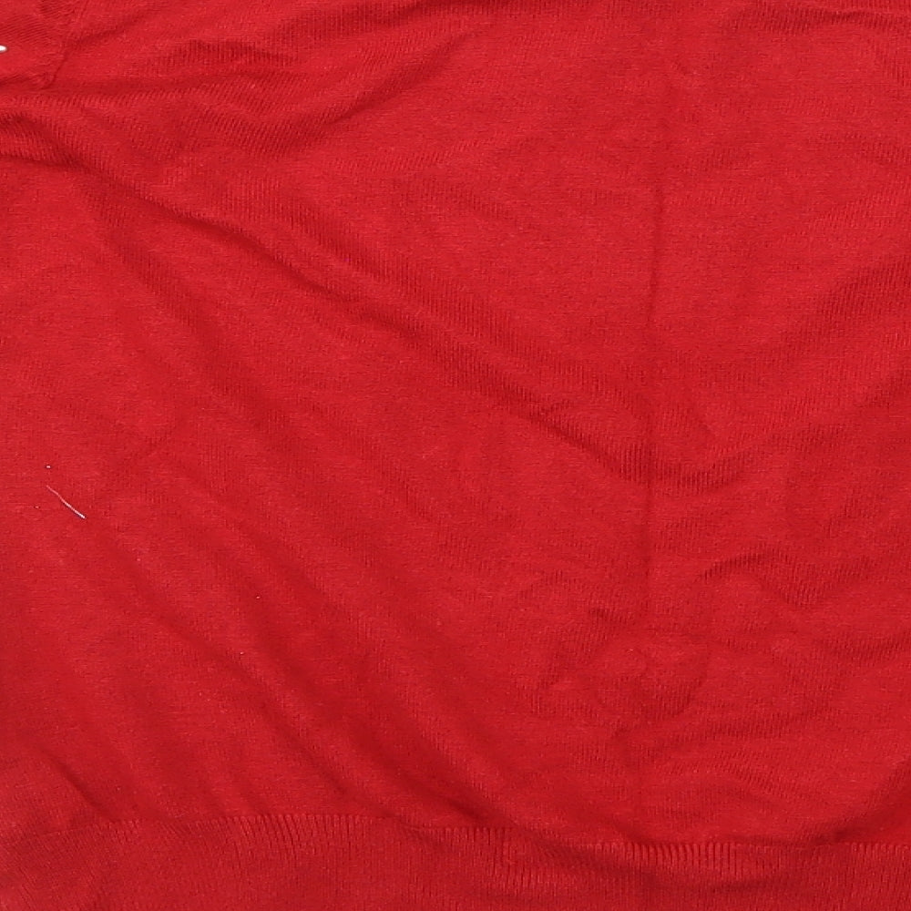 Elizabeth Scott Womens Red Pullover Jumper Size S