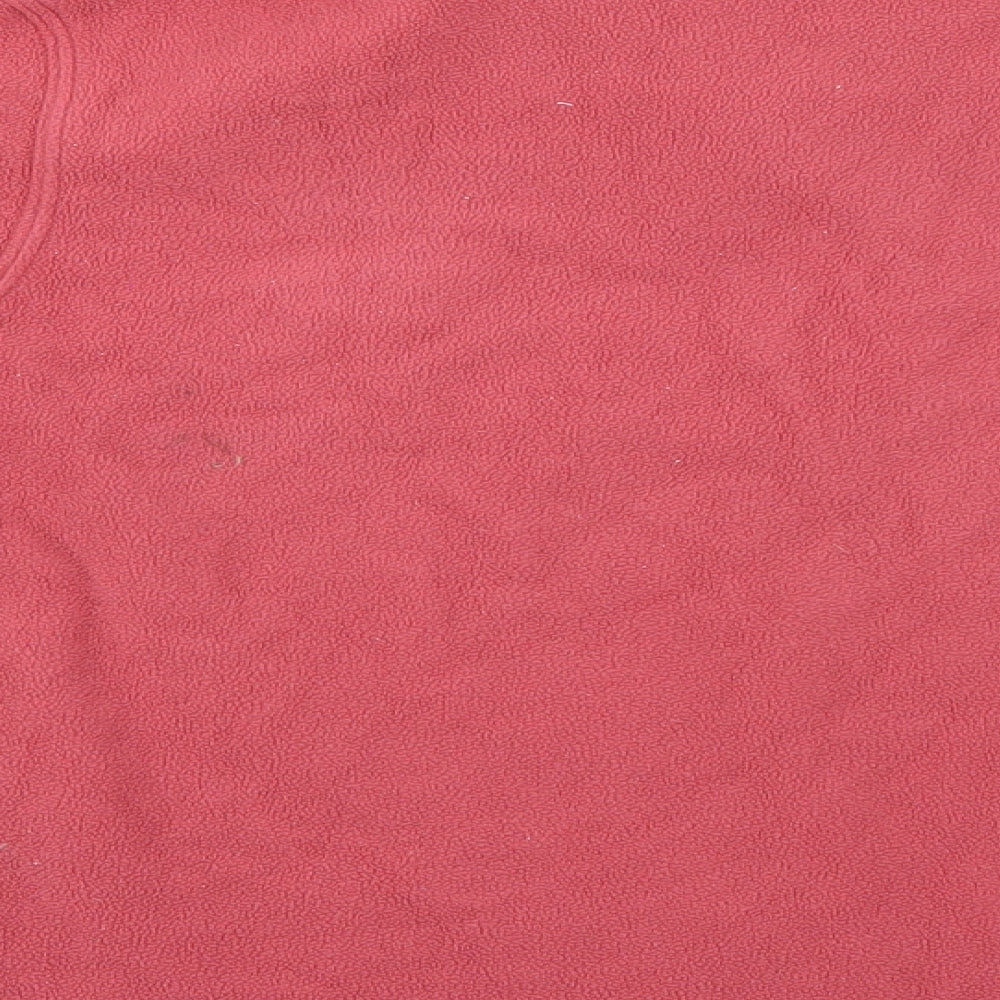 Preworn Womens Pink Fleece Pullover Sweatshirt Size S