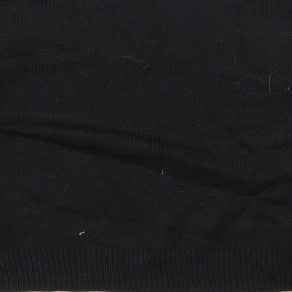 H&M Womens Black Knit Pullover Jumper Size S