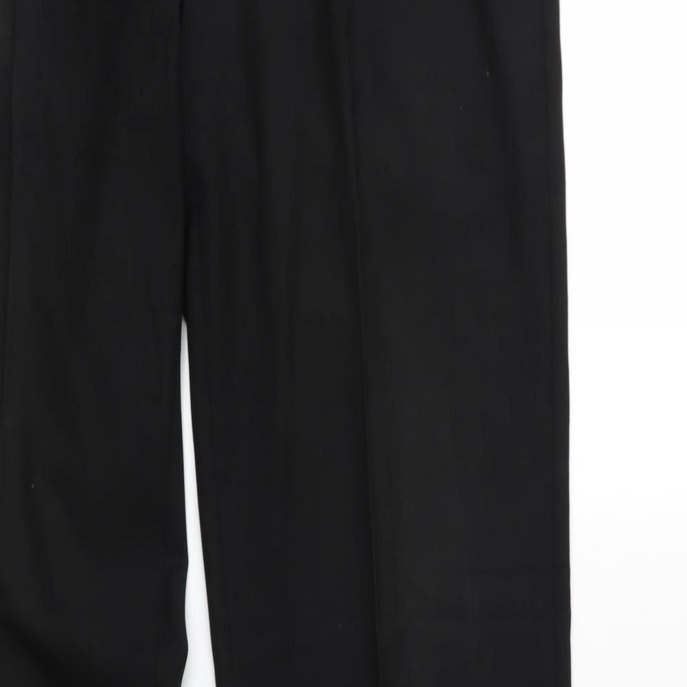 Preworn Mens Black Trousers Size 38 in L30 in