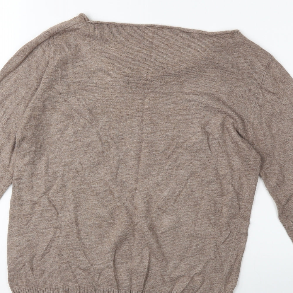 Preworn Womens Brown Pullover Jumper Size S