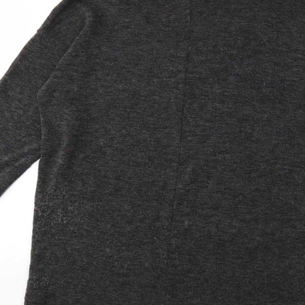 Zara Womens Grey Knit Pullover Jumper Size S