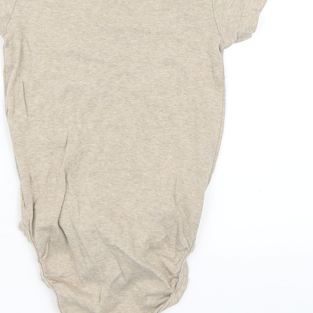 H&M Boys Beige Babygrow One-Piece Size 12-18 Months