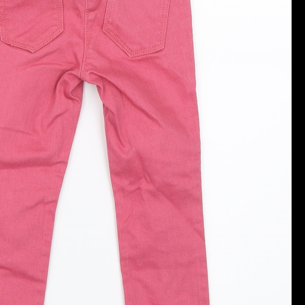 Hannah Anderson Girls Pink Denim Skinny Jeans Size S