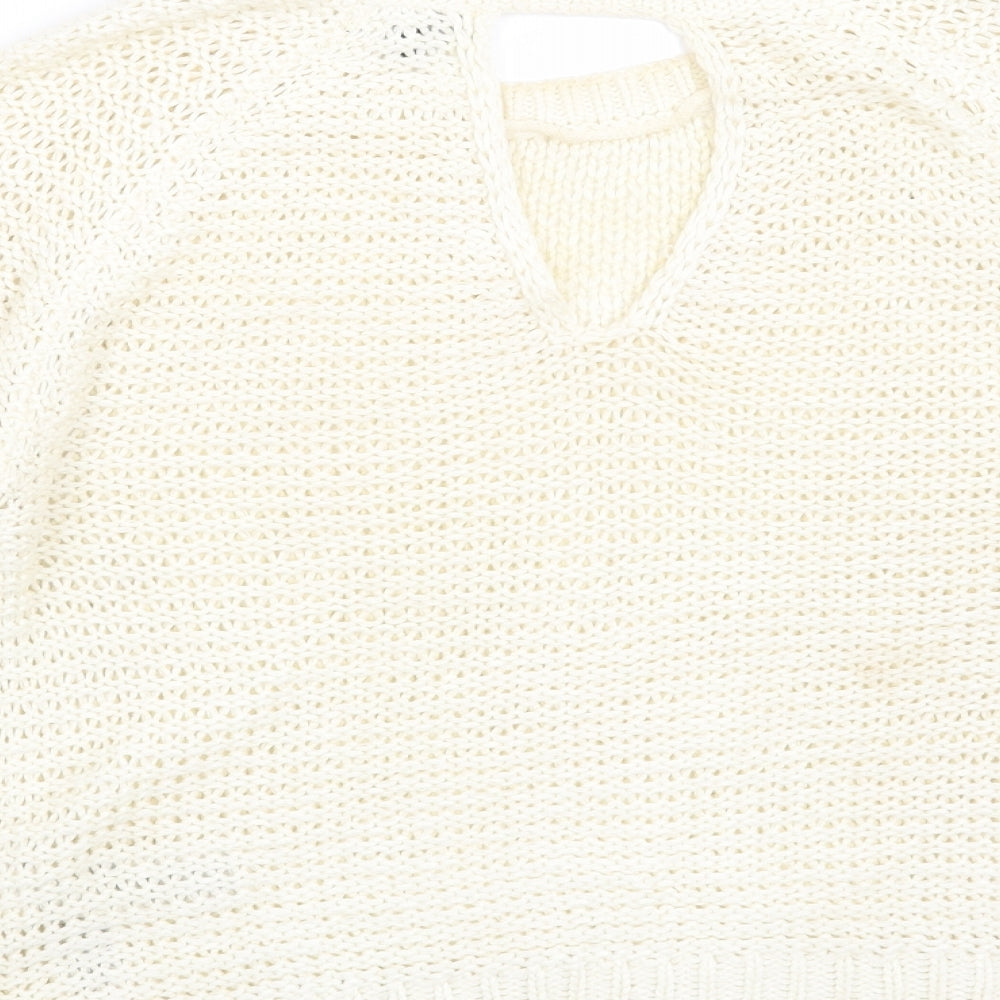 New Look Womens Beige Pullover Jumper Size S