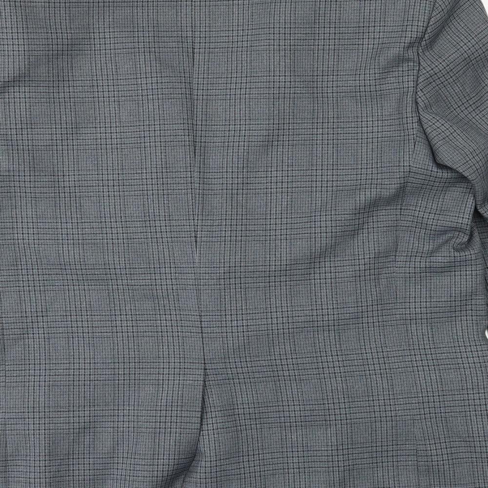 Classic Mens Green Check Jacket Suit Jacket Size 42