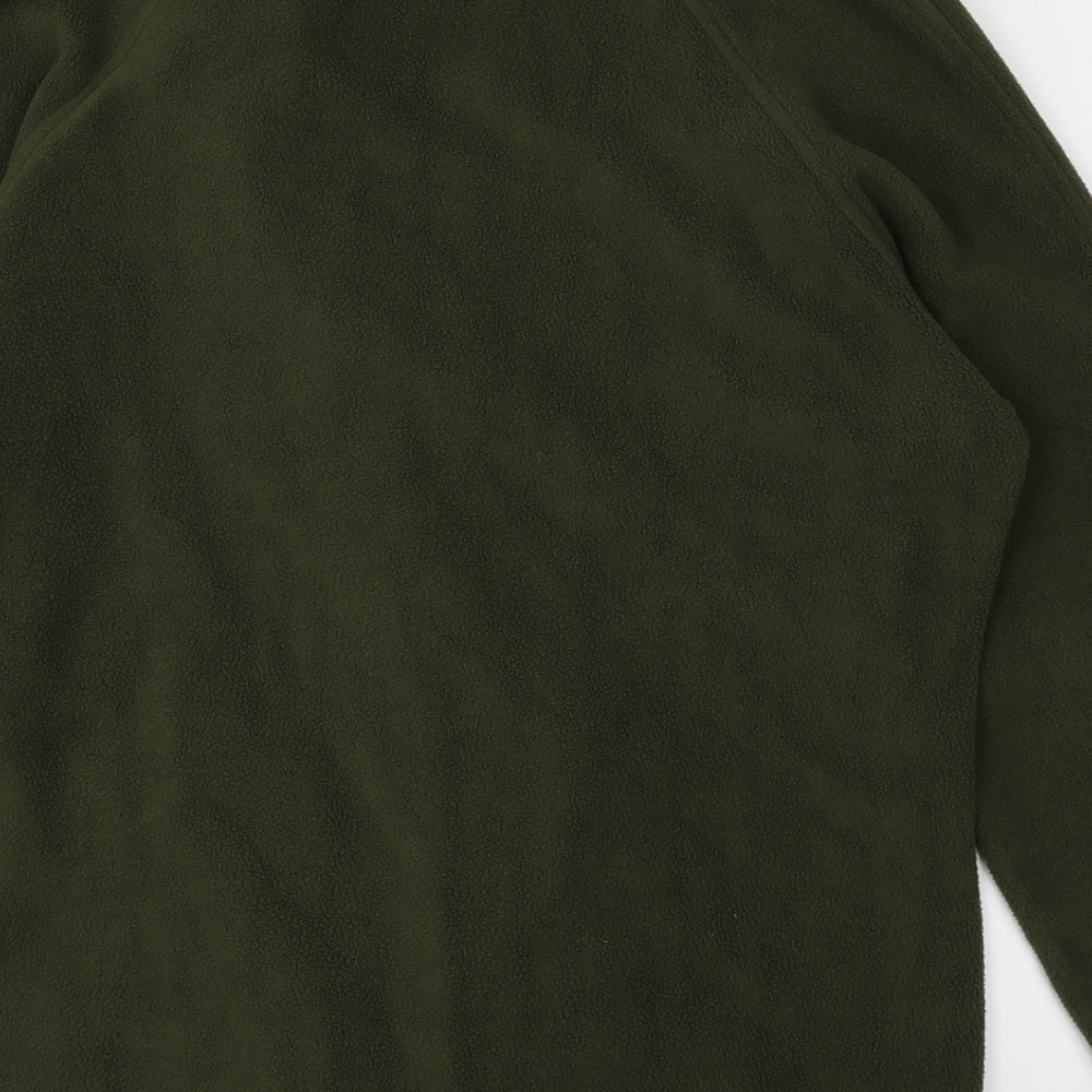 Essentials Womens Green Full Zip Jumper Size 10