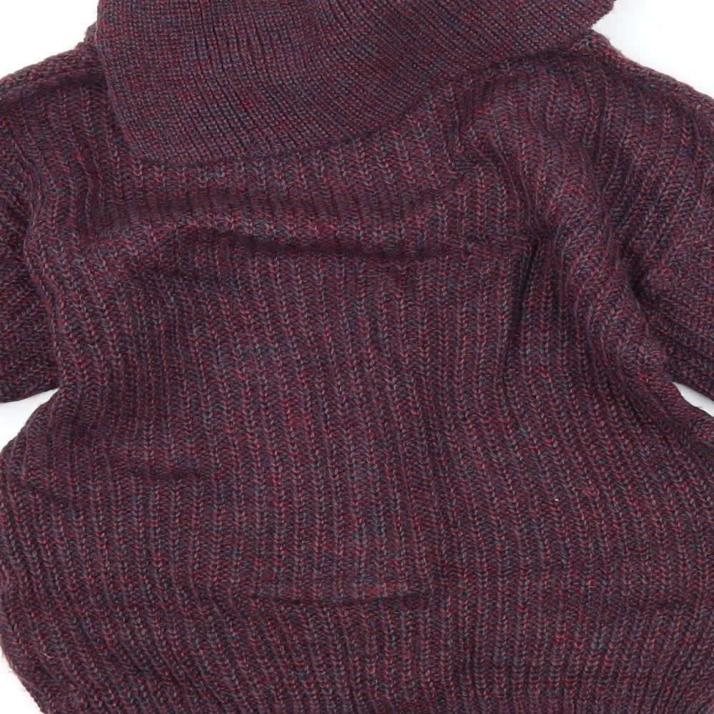 Preworn Womens Purple Pullover Jumper Size 10